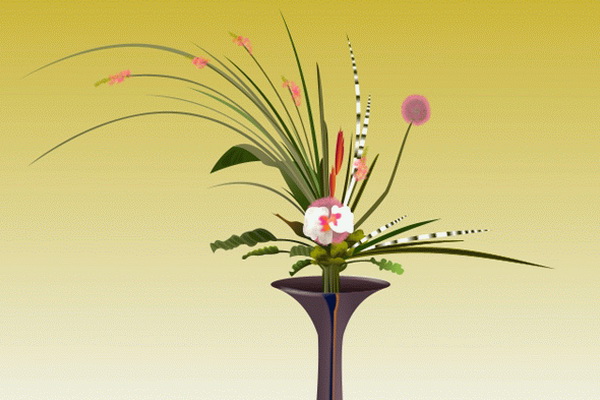 Японская аранжировка цветов и икебаны